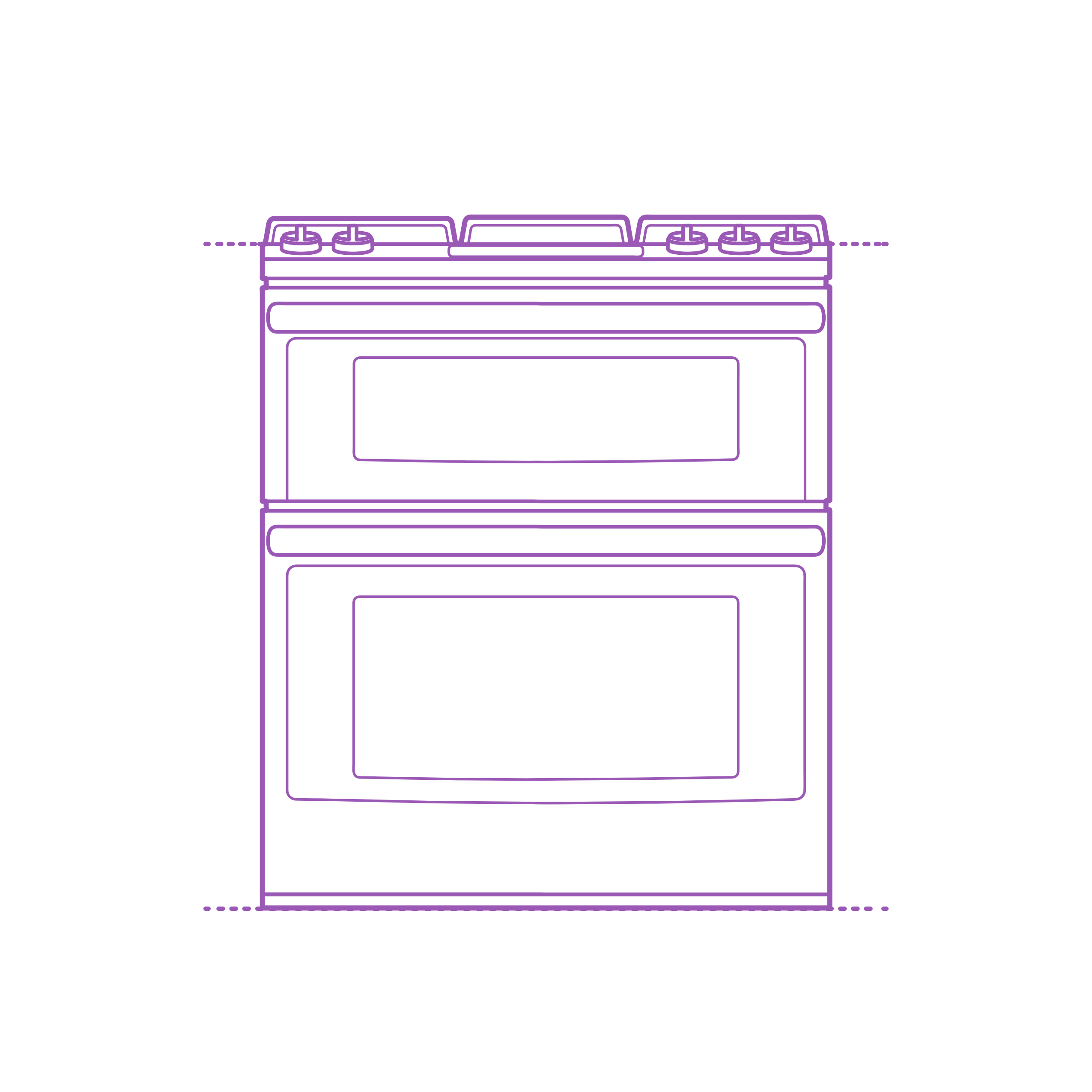 Fixtures Ranges Stoves Ge Slide In Double Oven Gas Range Sketch Style Svg Vector Free Vectors